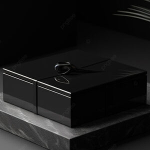 Premium black box, all items arranged symmetrically, luxury lighting, badge “Best Value”